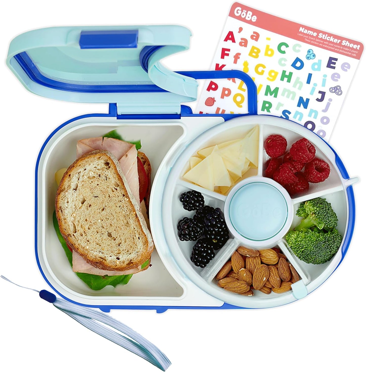 Кутия за обяд GoBe Kids 2 в 1 със стикери