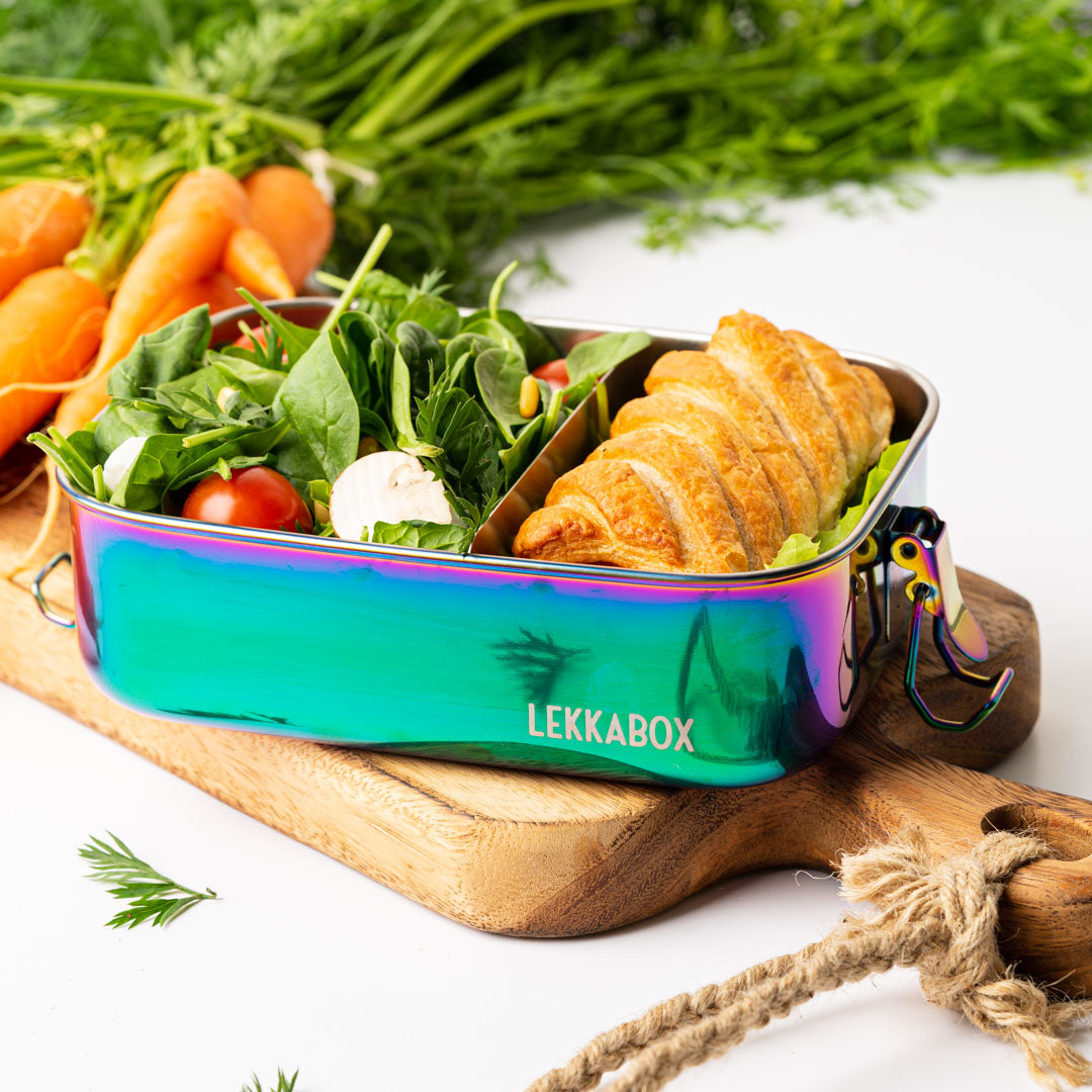 Кутия за обяд LEKKABOX Safe Rainbow 1000ml