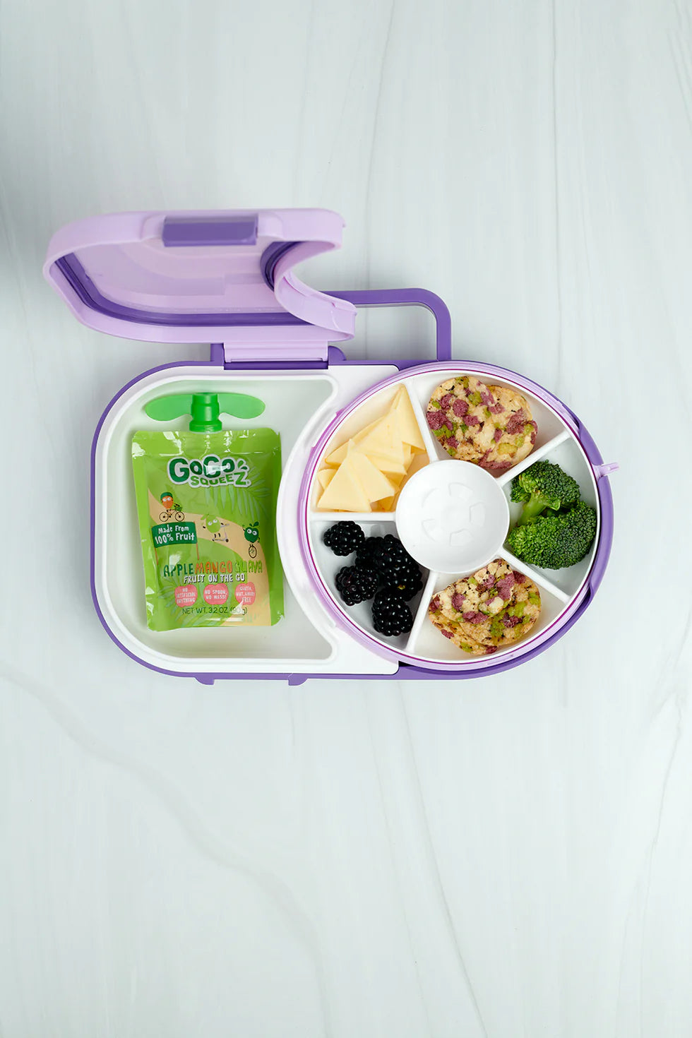 Кутия за обяд GoBe Kids 2 в 1 със стикери