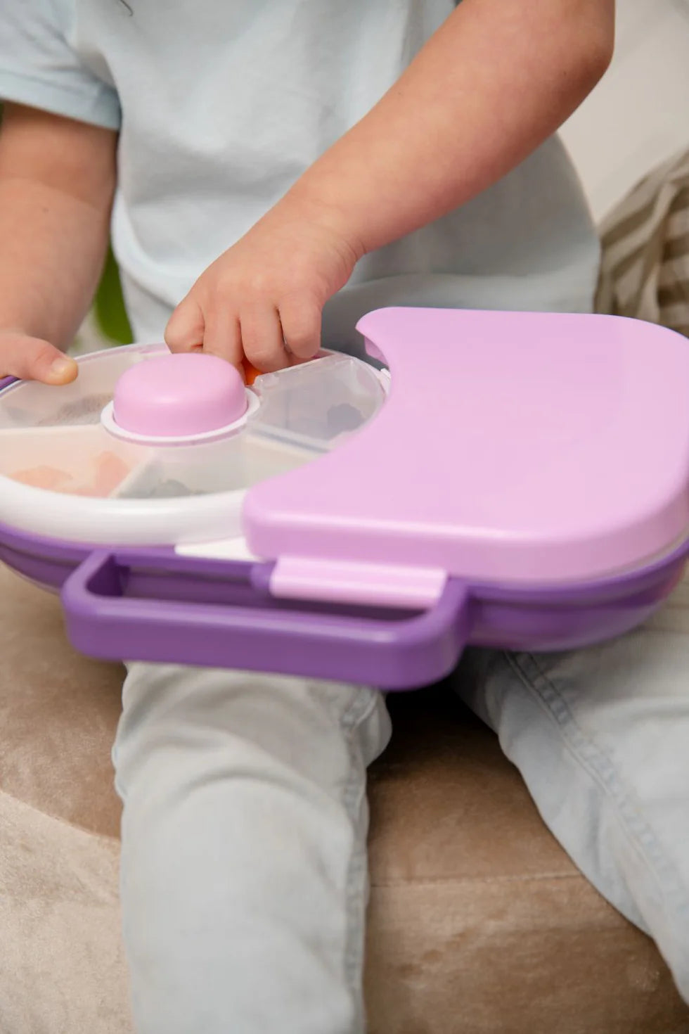 Кутия за обяд GoBe Kids 2 в 1 със стикери