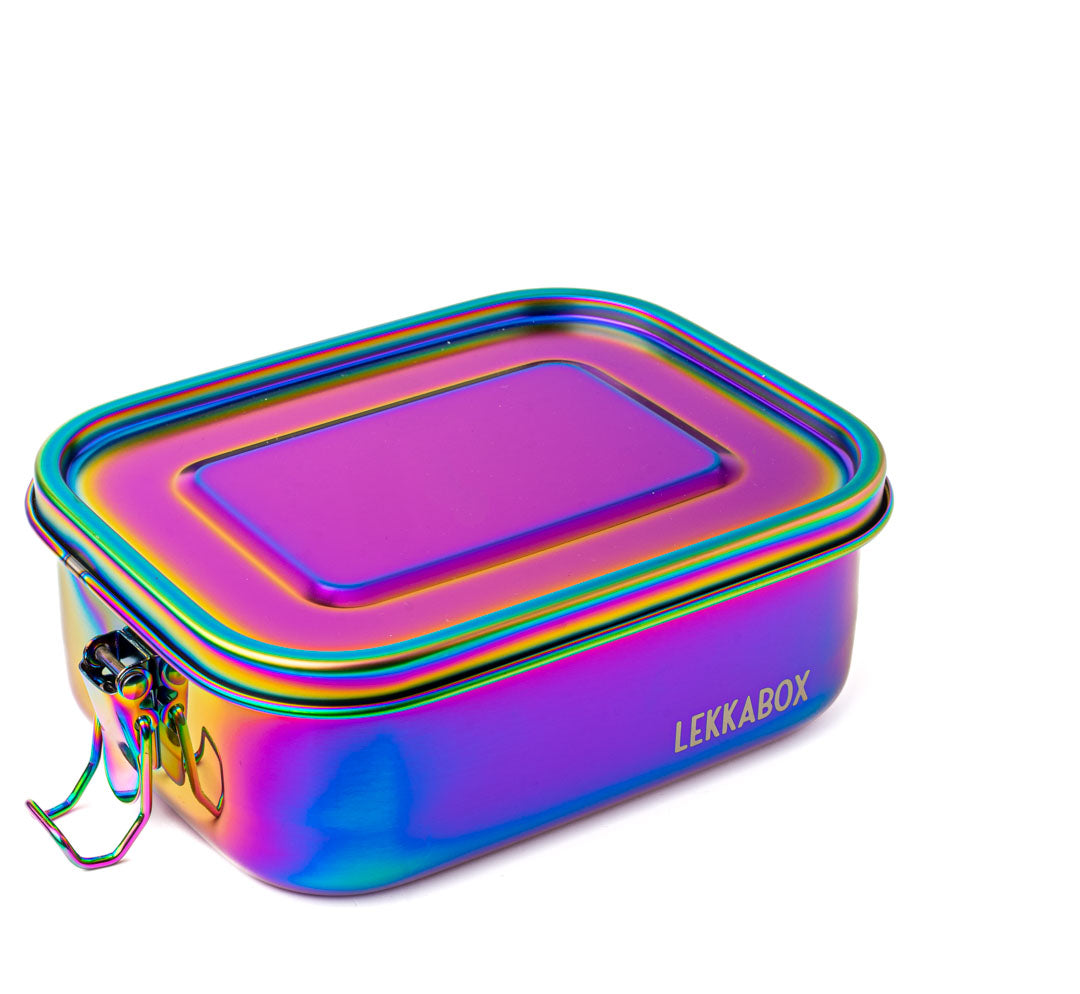 Кутия за обяд LEKKABOX Safe Rainbow 800ml