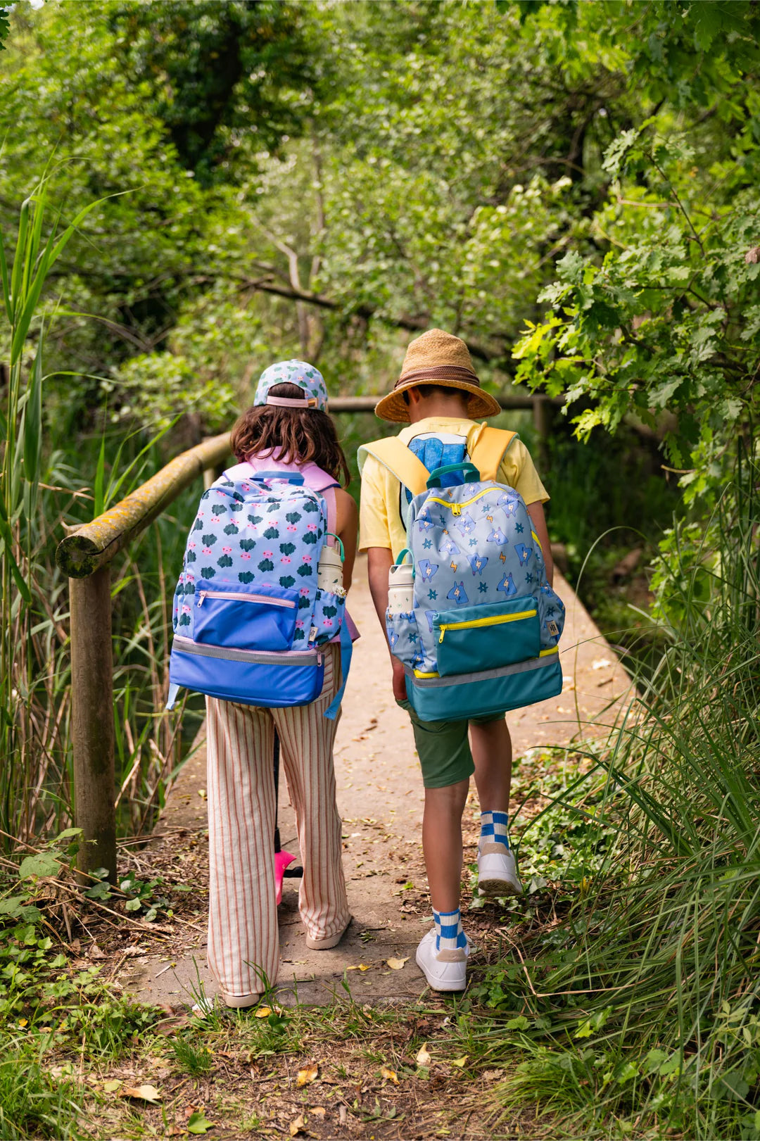 Детска раница с дъно за кутия за обяд – The Cotton Cloud Veggie Pals