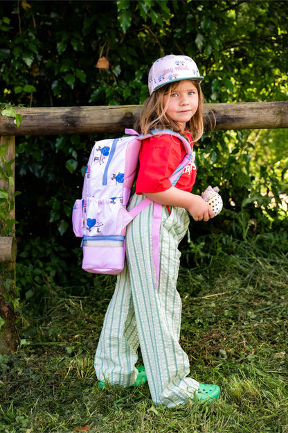 Детска раница с дъно за кутия за обяд – The Cotton Cloud Meowtiful Cats