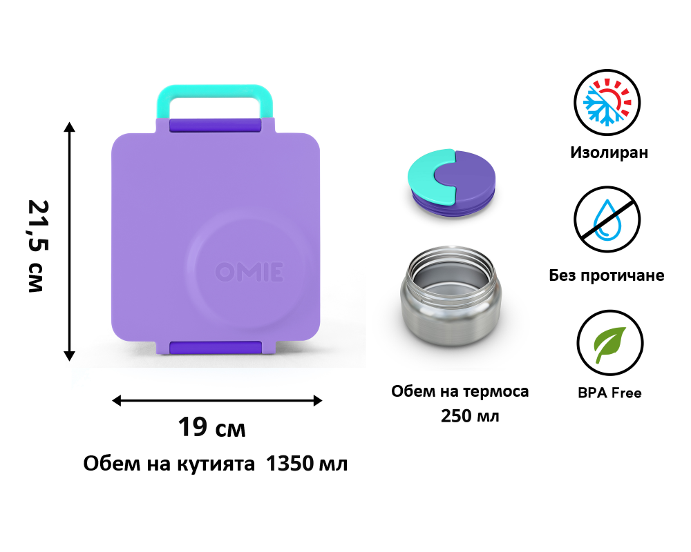 OmieBox Purple Plum