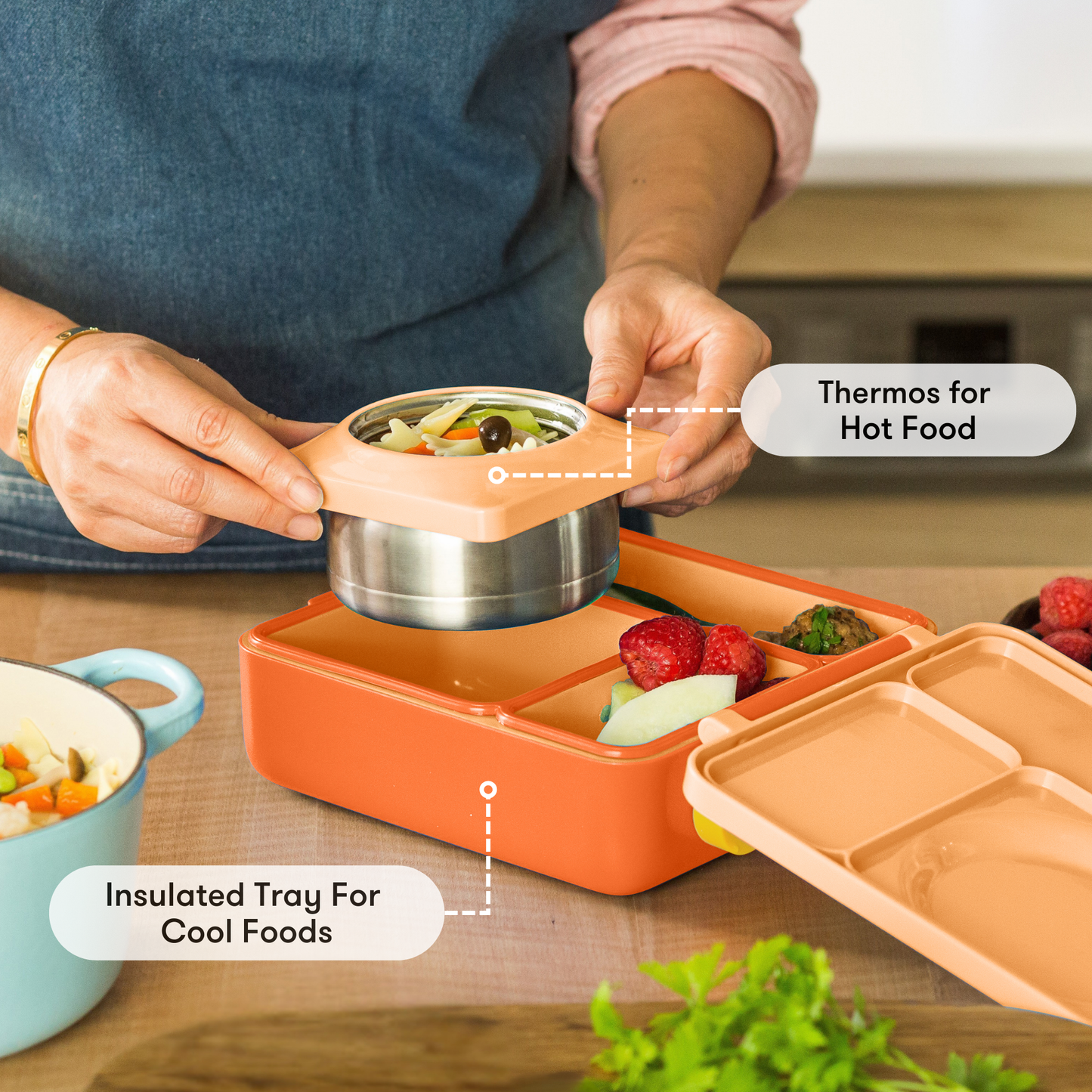OmieBox Кутия+Прибори Orange