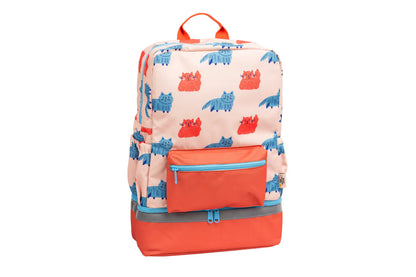 Детска раница с дъно за кутия за обяд – The Cotton Cloud Meowtiful Cats