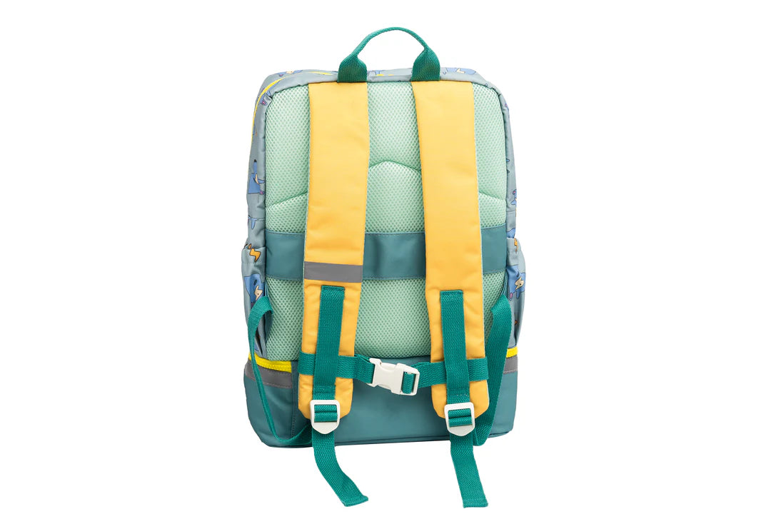 Детска раница с дъно за кутия за обяд – The Cotton Cloud Funky Dogs