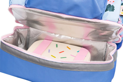 Детска раница с дъно за кутия за обяд – The Cotton Cloud Veggie Pals