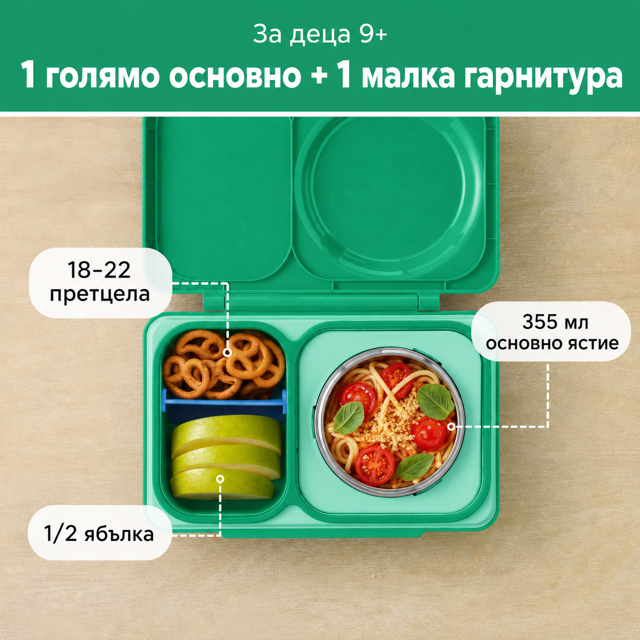 OmieBox Up insulated lunchbox