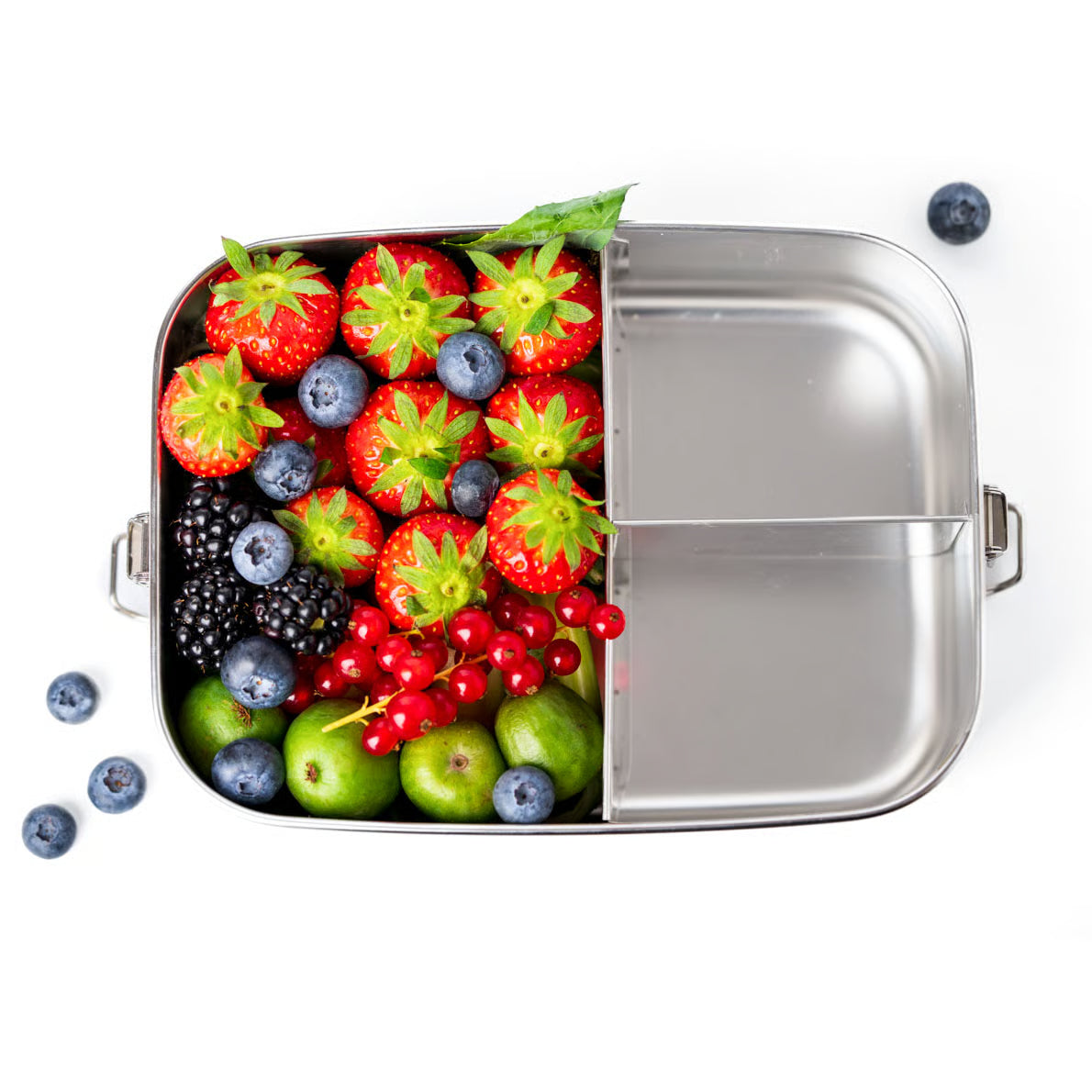 Кутия за обяд от неръждаема стомана LEKKABOX Safe 1400ml - 3 отделения