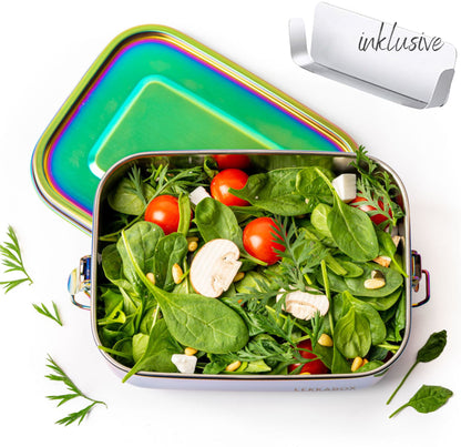 Кутия за обяд LEKKABOX Safe Rainbow 1000ml