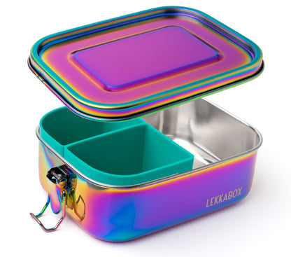 Кутия за обяд LEKKABOX Safe Rainbow 800ml