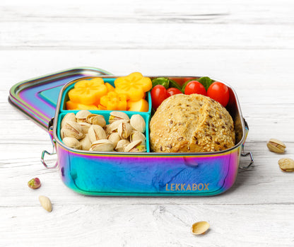 Кутия за обяд LEKKABOX Safe Rainbow 800ml