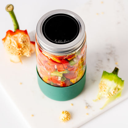 LEKKABOX Meal Prep - буркан за закуска със силиконово дъно