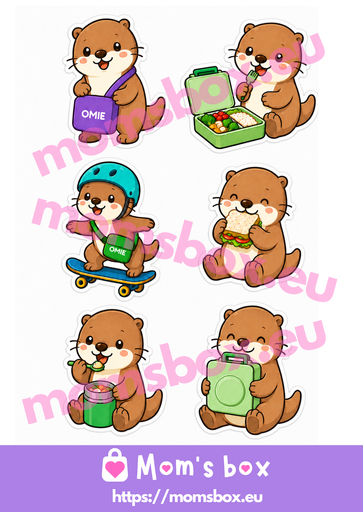 Стикери Mom's Box Видрички